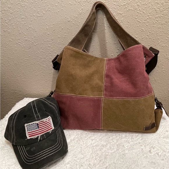 Two-Tone Canvas Tote Bag - Picture 1 of 10